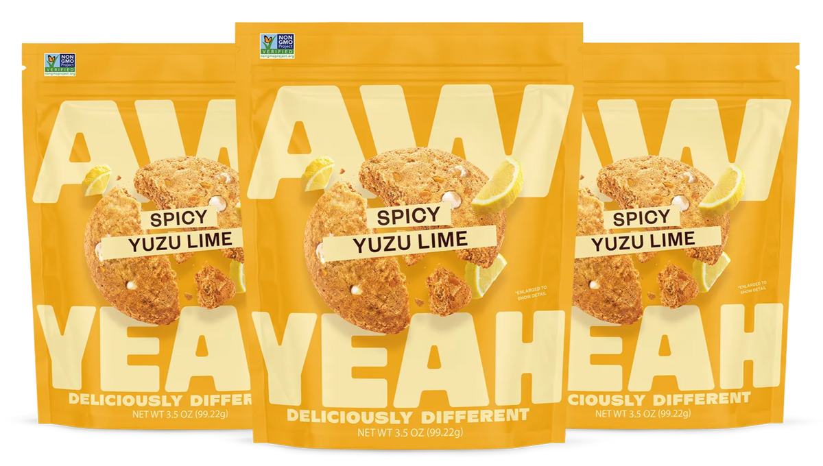 Spicy Yuzu Lime Sweet & Spicy Cookies (3-Pack of 3.5 oz Bags) – Aw Spicy Yuzu Lime Sweet & Spicy Cookies (3-Pack of 3.5 oz Bags) – Aw