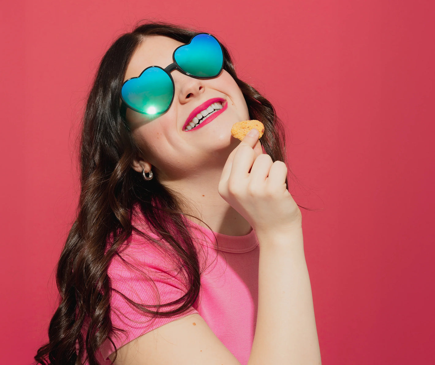 cute girl enjoying gluten free dairy free aw yeah sweet and spicy cookies